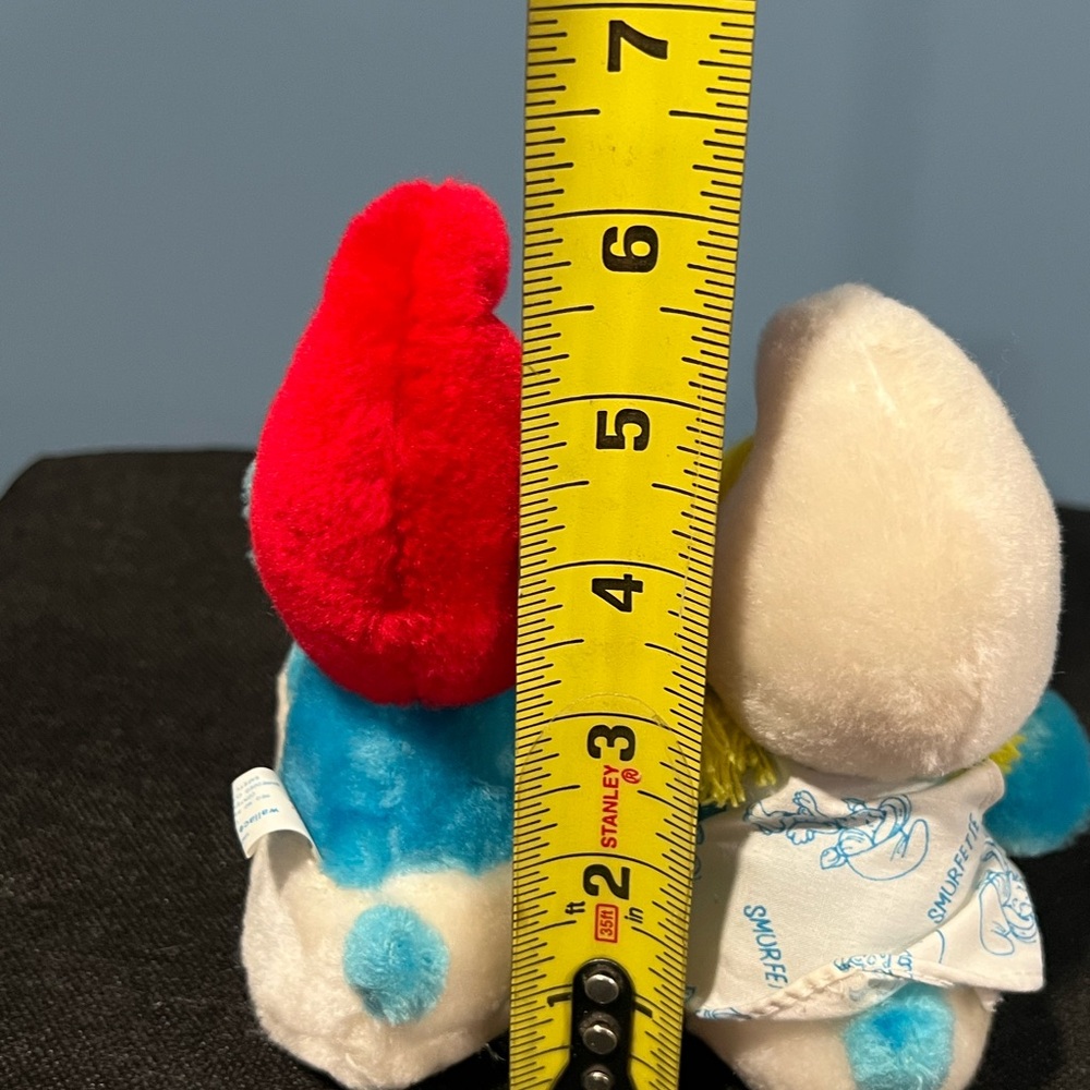 Vintage The Smurfs PEYO Smurfette Plush Doll Stuffed Animal Toy Lot of 2 - Picture 5 of 6